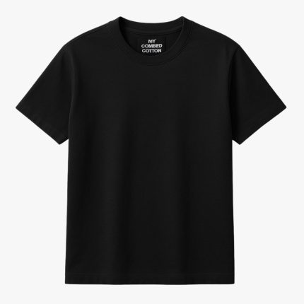 Black T-Shirt in 100% Cotton